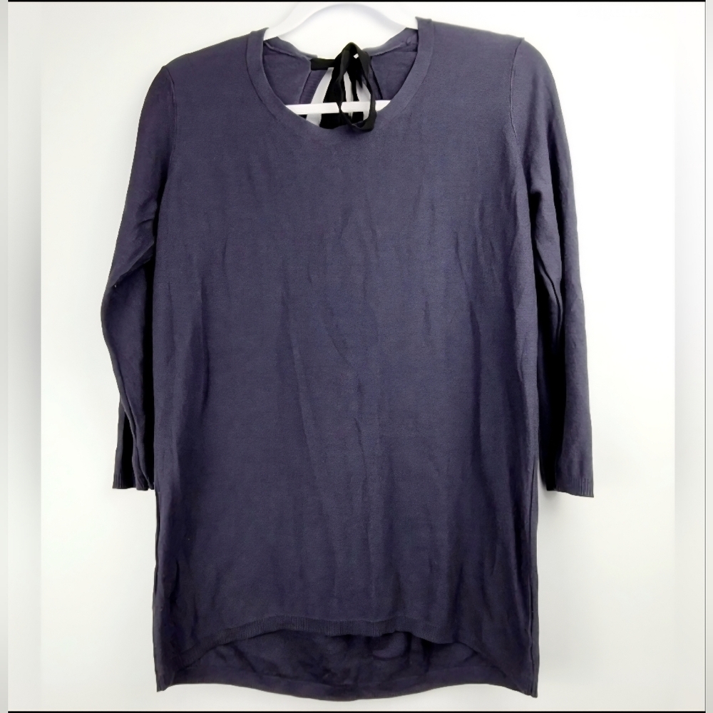 t. babaton Aritzia Bailey cashmere & silk blend open back sweater sz M (PTP 21")